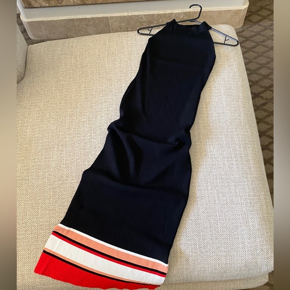 Sleeveless Ribbed Knit Midi Dress. Size S. NWOT  Black - Picture 4 of 14